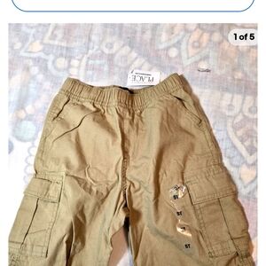 The Children's Place Khaki Cargo Pants, 5T, NWT.